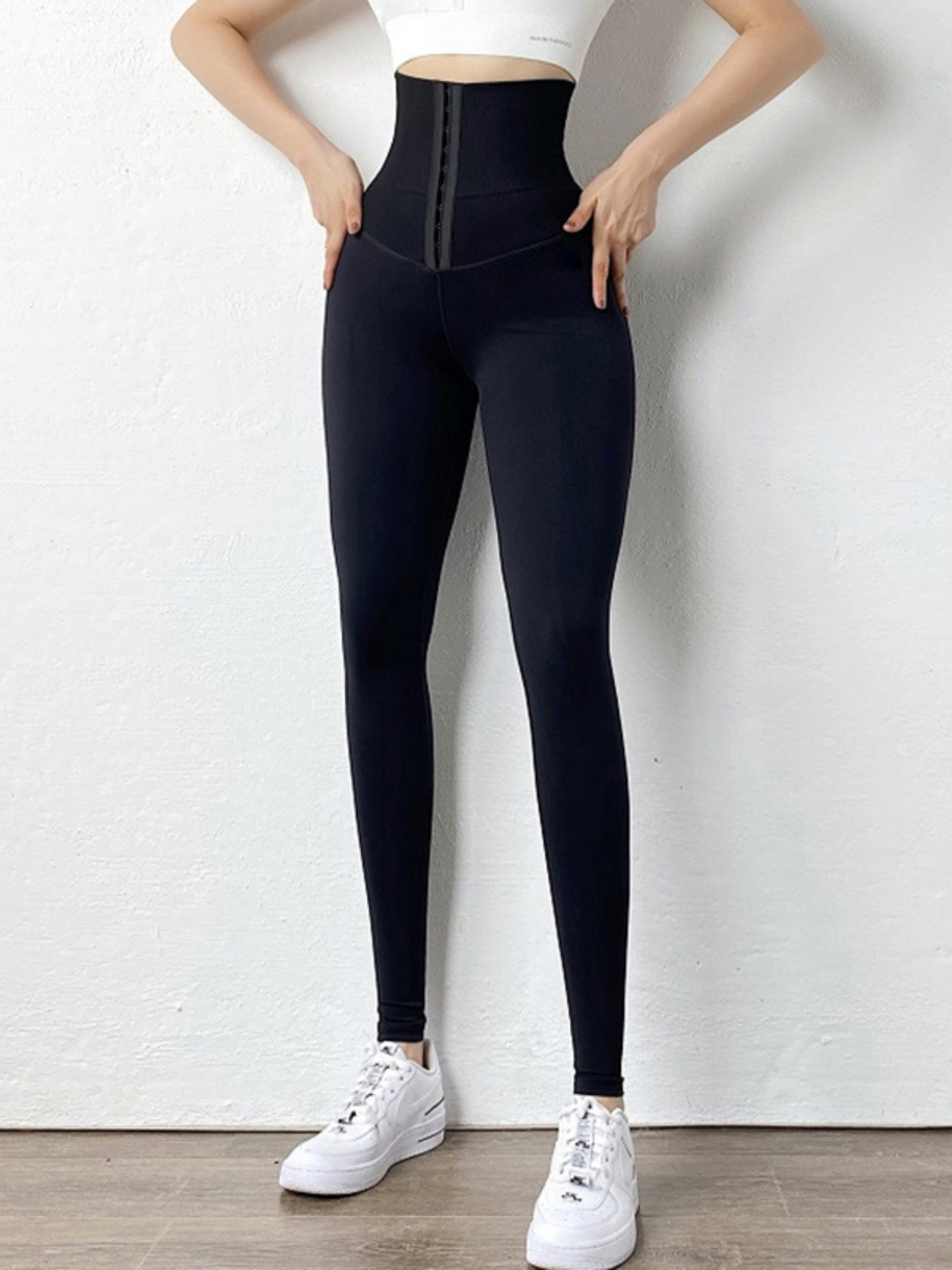 Calça Legging Cós Alto com Cinta Modeladora Push Up