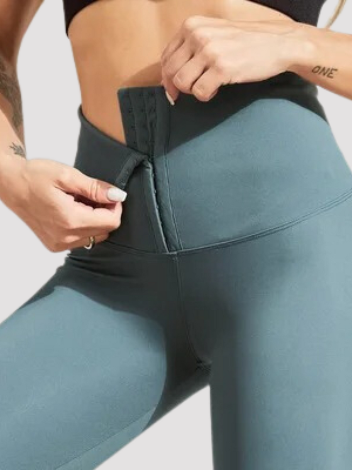 Calça Legging Cós Alto com Cinta Modeladora Push Up