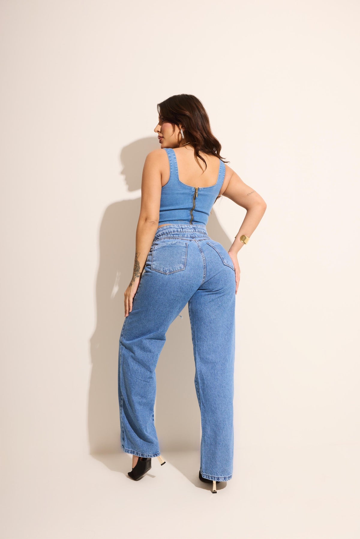 Cropped Jeans Corselet Suelen