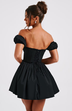 Vestido Curto Bustier Penélope Preto