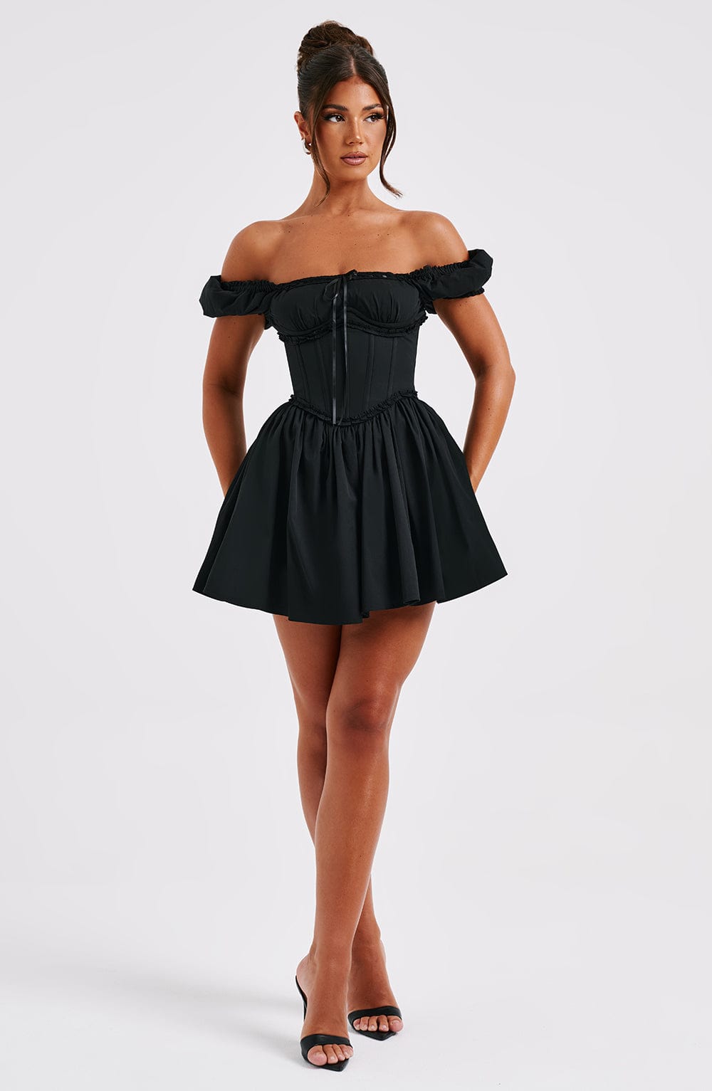 Vestido Curto Bustier Penélope Preto