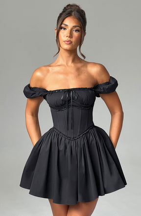 Vestido Curto Bustier Penélope Preto